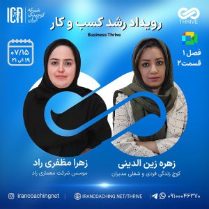 تسهیلگری(کوچینگ) زنده با موضوع سازمانی - زهره زین الدینی - T0102