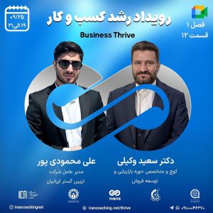 جلسه تسهیلگری(مشاوره) زنده با موضوع سازمانی - سعید وکیلی - T0112